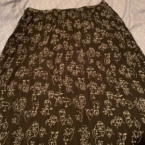 A New Day pleated midi skirt